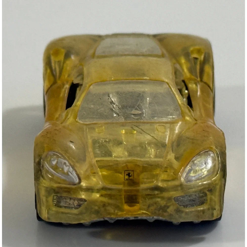 Hot Wheels Toy Car Kids 1/64 Yellow X-Raycers Ferrari 360 Modena Translucent